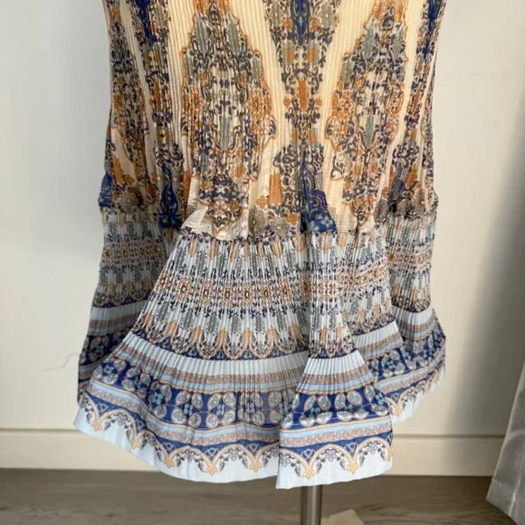 Zimmermann Printed Plissé-Organza Mini Dress - Picture 5 of 10